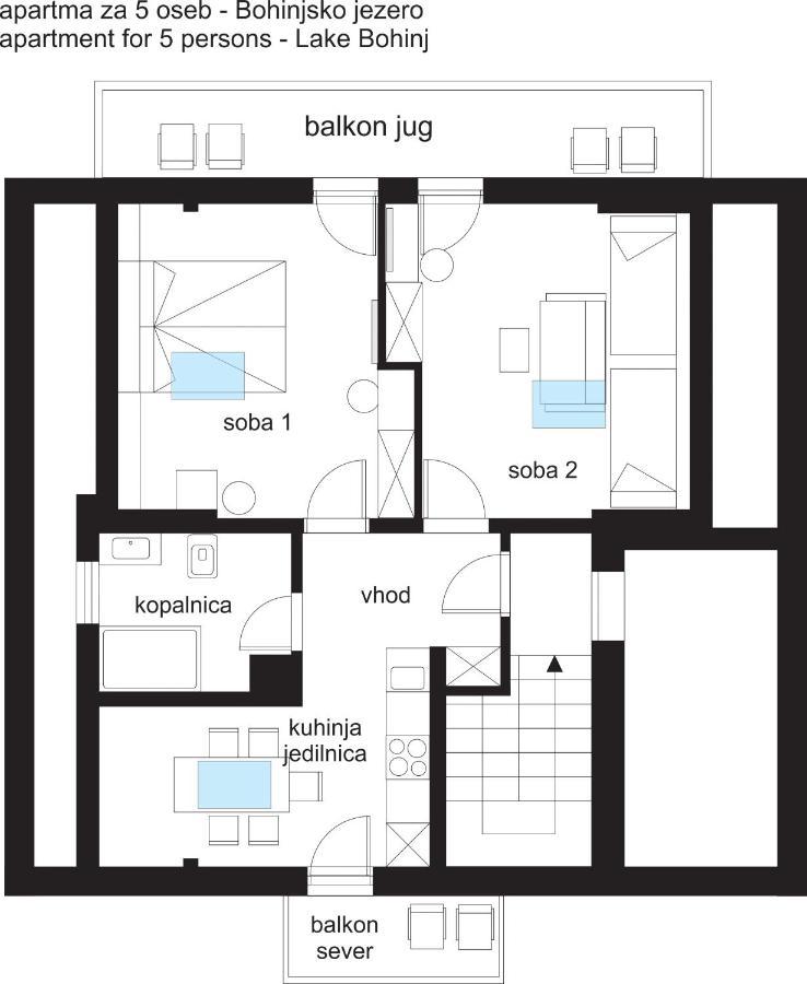 Accommodation Destina, Lake Bohinj Ngoại thất bức ảnh